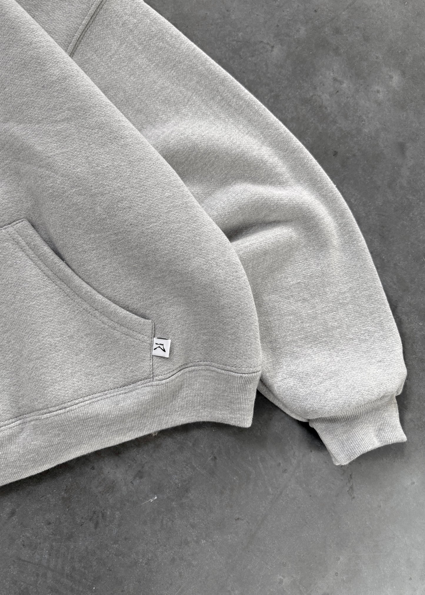 HOODIE - HEATHER GREY