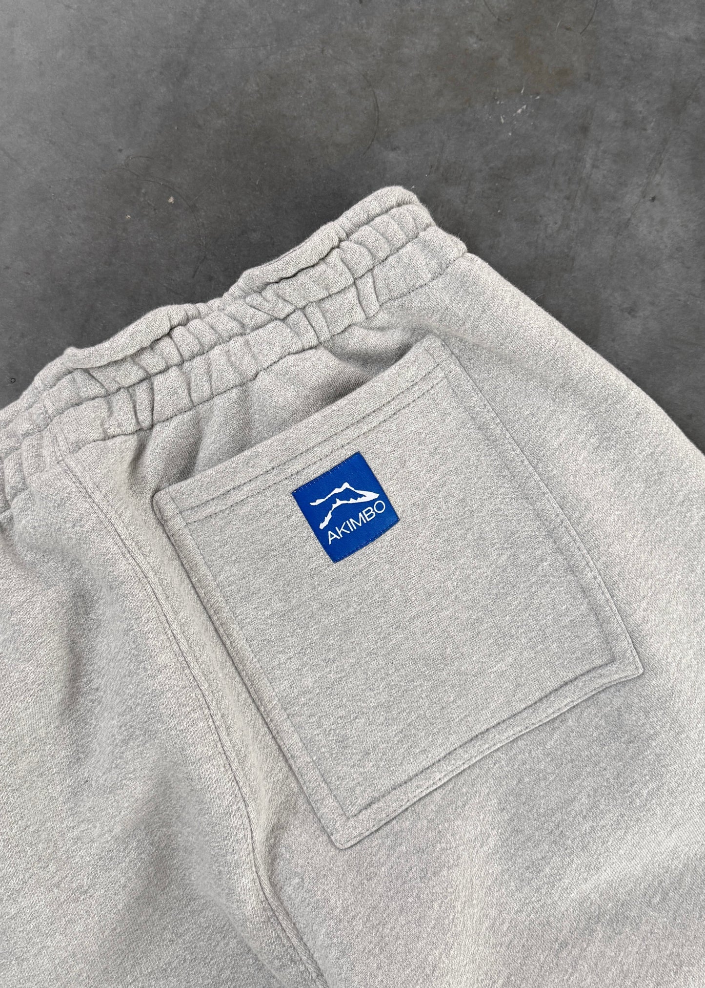 STRAIGHT-LEG SWEATPANTS - HEATHER GREY